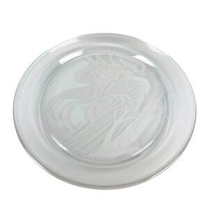Vintage Lead Crystal Angelica by Michael Yates 793 Etched Plate, Morganstown